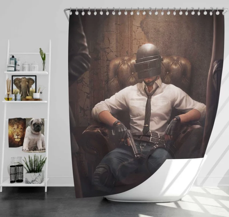 Playerunknowns Battlegrounds Women Quality Bath Shower Curtain