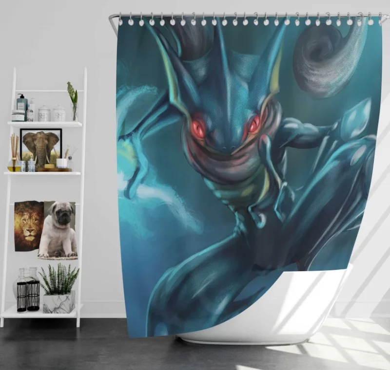 Pokémon Blaziken Bath Shower Curtain