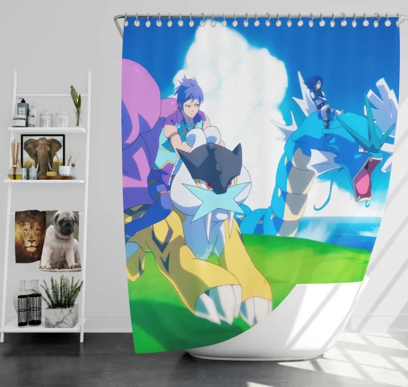 Pokémon Leafeon Bath Shower Curtain