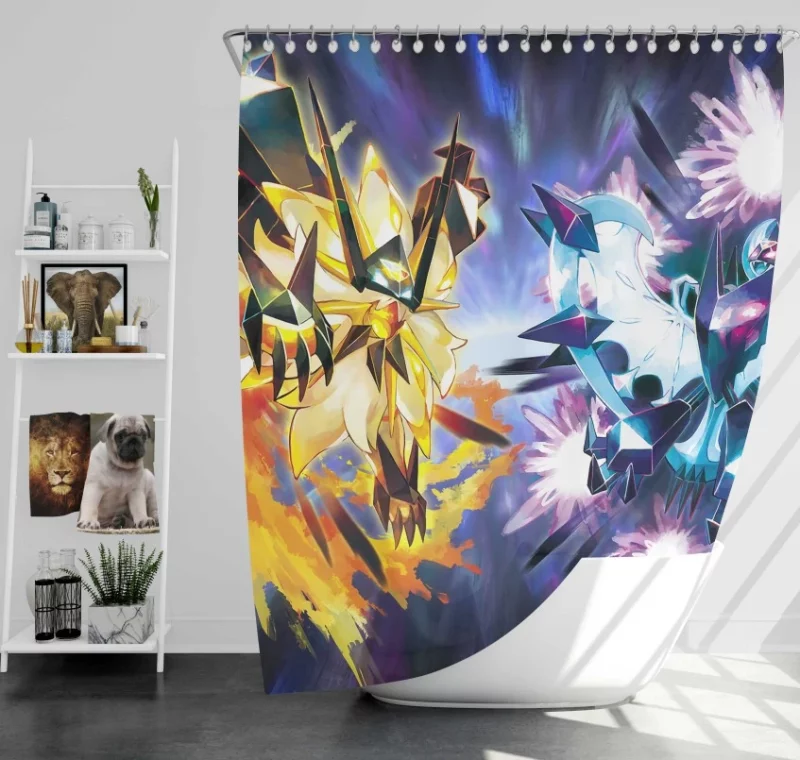 Pokémon Lugia Bath Shower Curtain