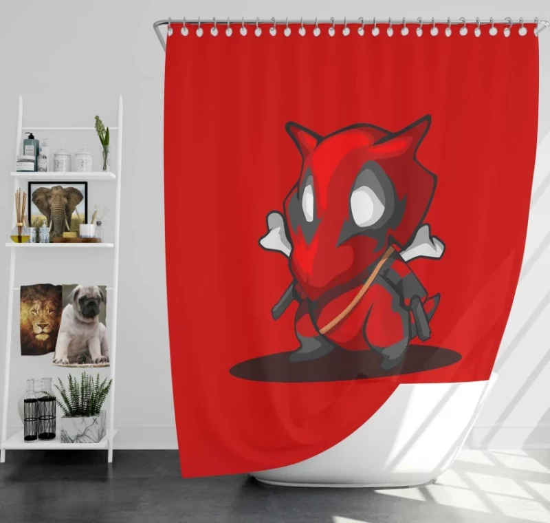 Pokémon Magnemite Bath Shower Curtain