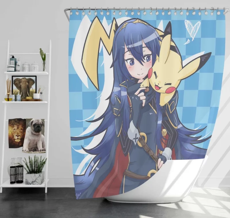 Pokémon Scyther Bath Shower Curtain