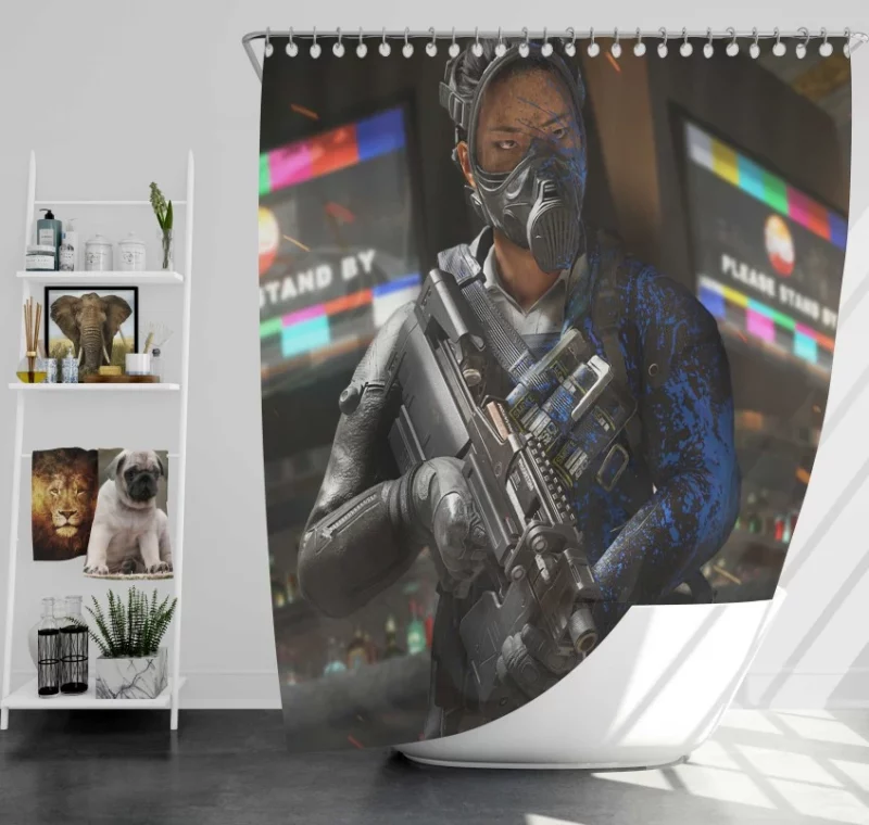 Powerful Operation Grand Heist Call Of Duty Black Ops 4 Bath Shower Curtain