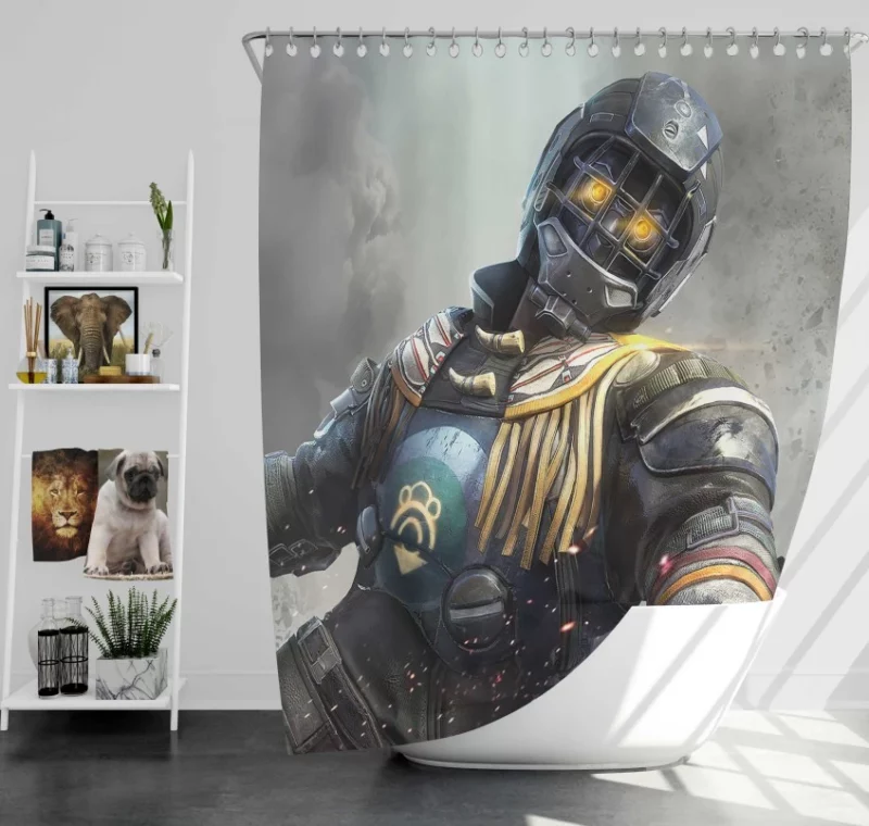 Pubg Andy Playerunknowns Battlegrounds Bath Shower Curtain