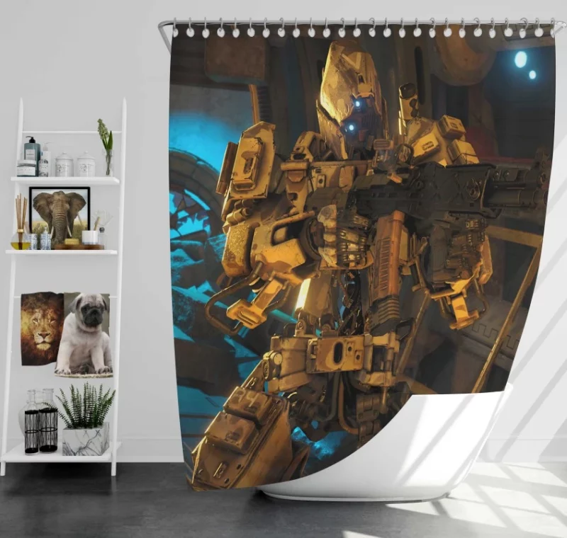 Reaper Call Of Duty Black Ops 4 Bath Shower Curtain