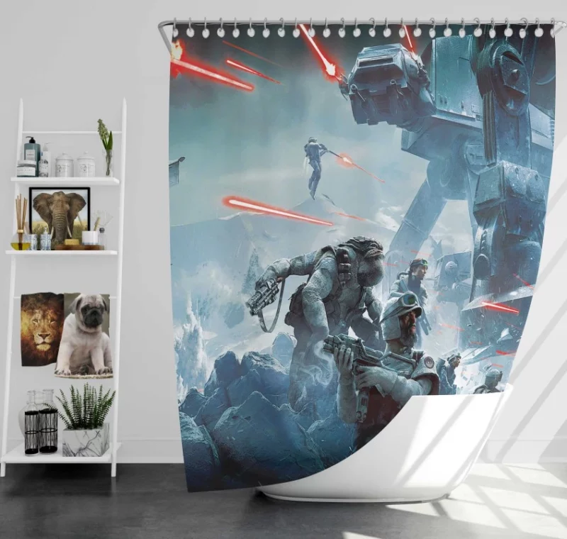 Sci Fi Bath Shower Curtain