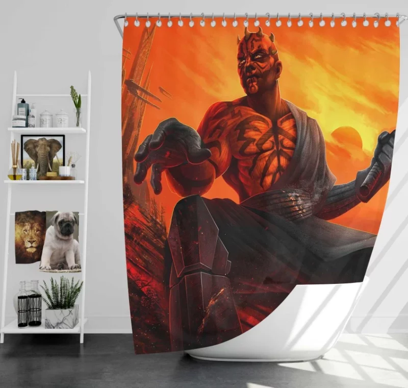 Sci Fi Star Wars Chewbacca Bath Shower Curtain