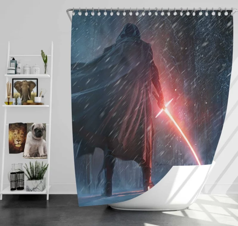 Sci Fi Star Wars Darth Vader Kylo Ren Darth Maul Emperor Palpatine Sith Darth Sidious Bath Shower Curtain