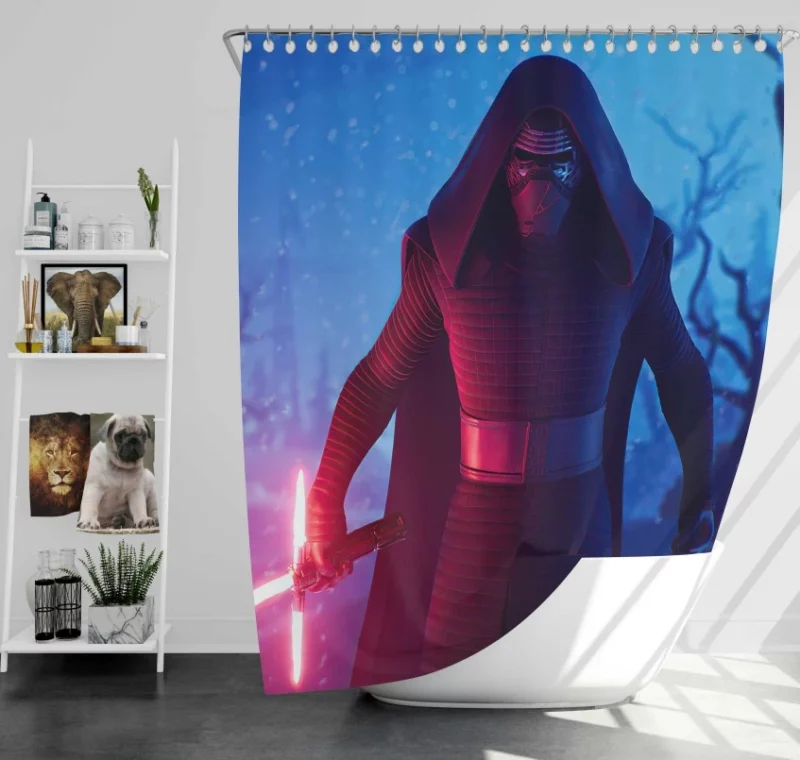 Sci Fi Star Wars Darth Vader Sith Modern Bath Shower Curtain