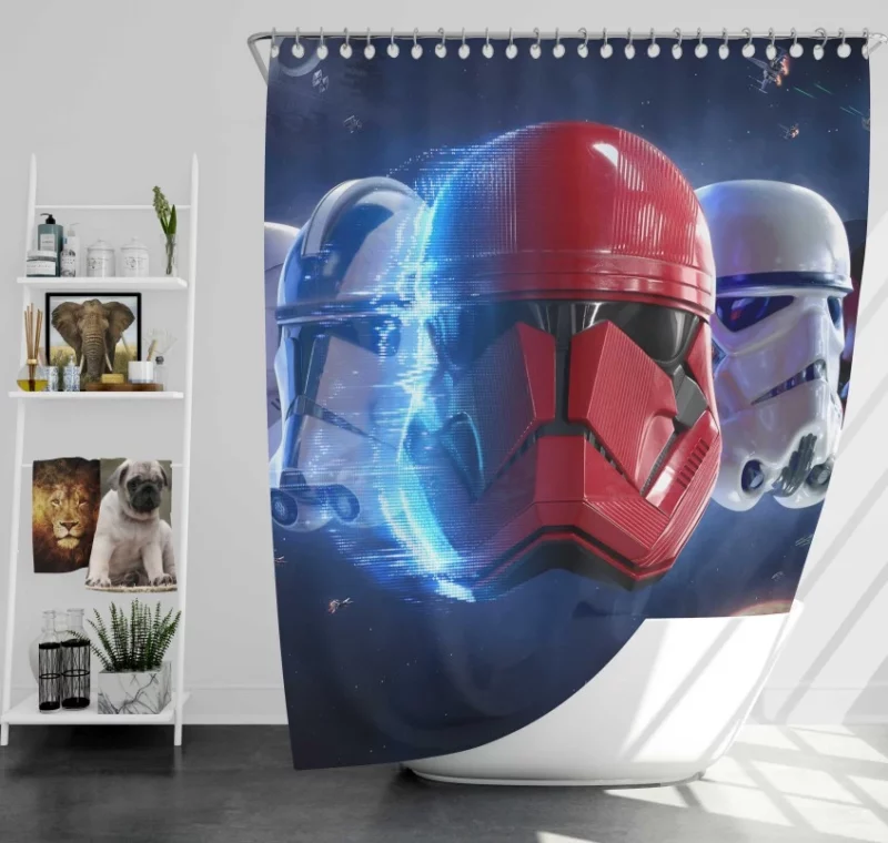 Sci Fi Star Wars Darth Vader Sith Super Bath Shower Curtain