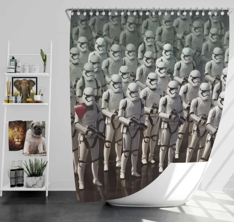 Sci Fi Star Wars Luke Skywalker R2 D2 Han Solo C 3po Chewbacca Stormtrooper Darth Vader Princess Leia Obi wan Kenobi Death Star Wilhuff Tarkin Bath Shower Curtain