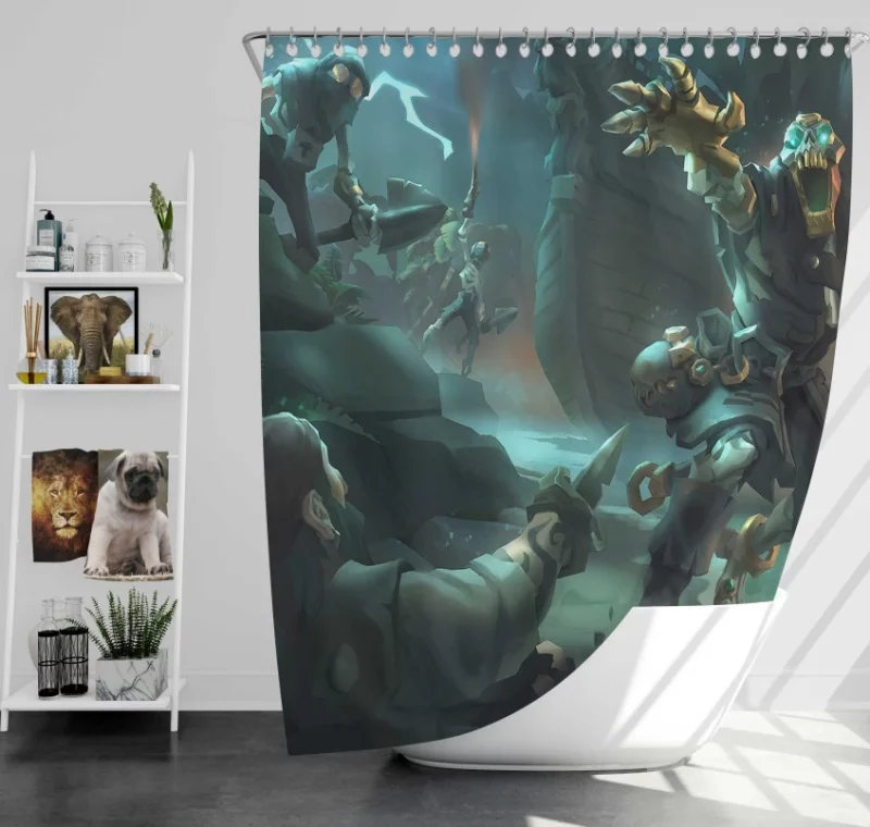 Sea Of Thieves Amazing Bath Shower Curtain