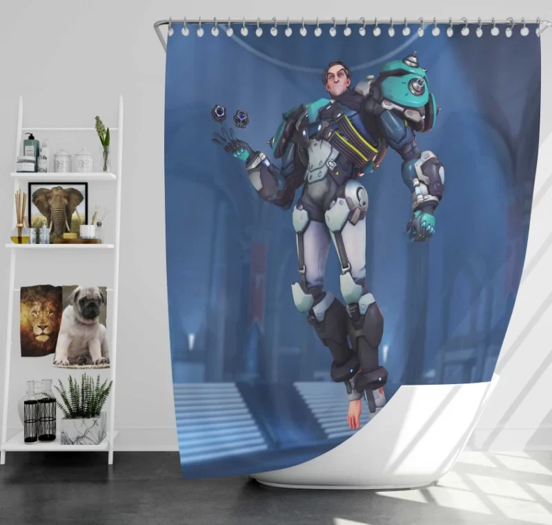 Sigma Overwatch Bath Shower Curtain