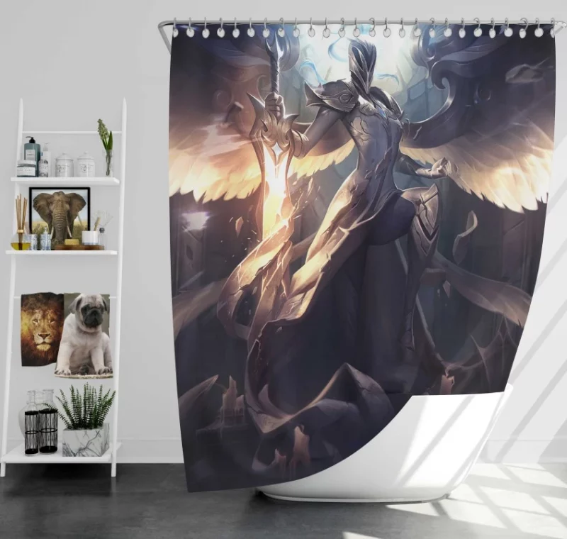 Sinful Succulence Morgana League Of Legends Bath Shower Curtain