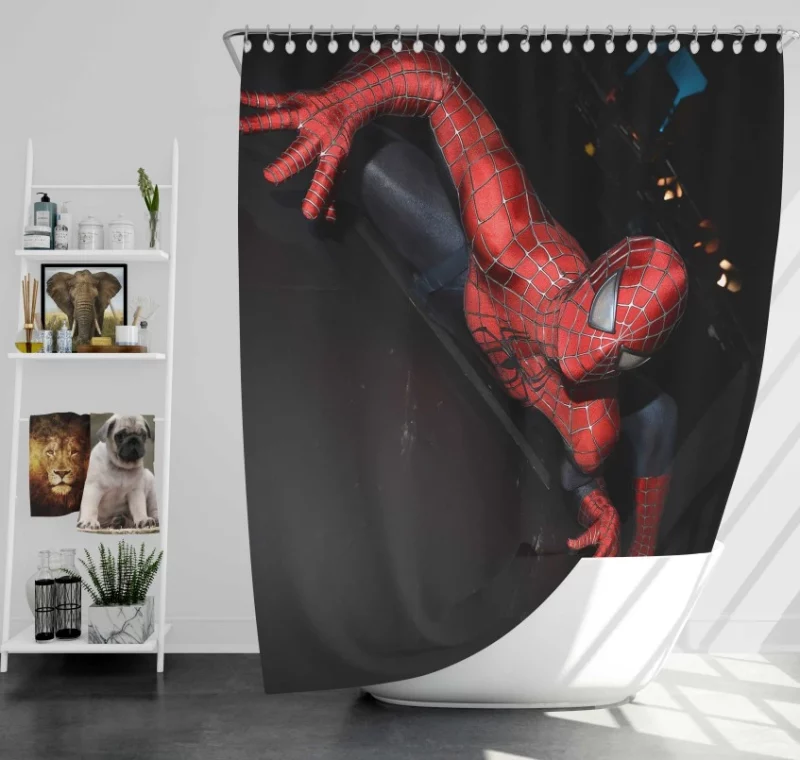 Spider Man High Quality Bath Shower Curtain