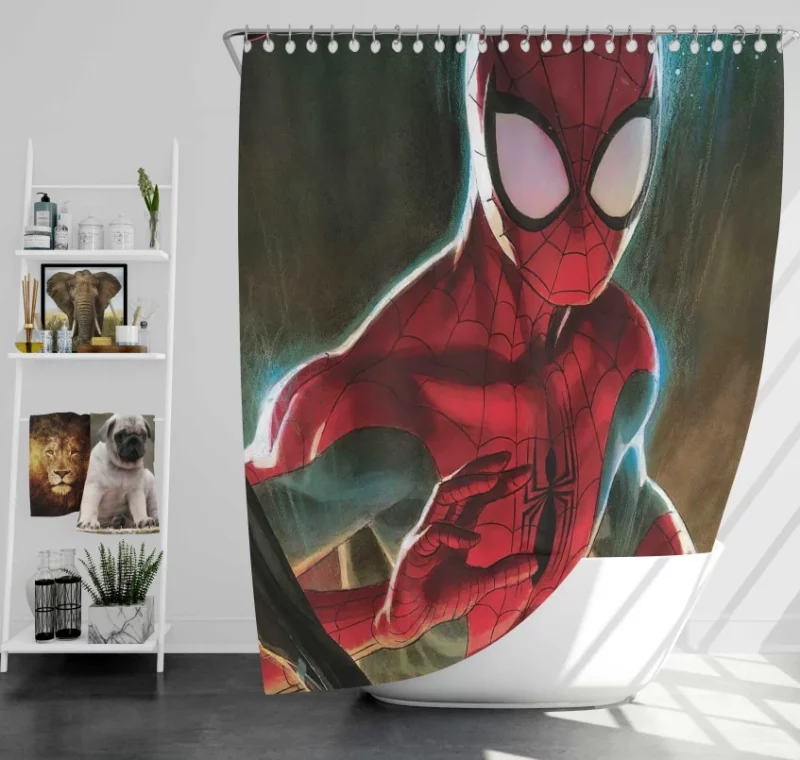 Spider man Beautiful Bath Shower Curtain