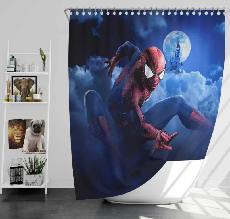 Spider man Disneyland Bath Shower Curtain