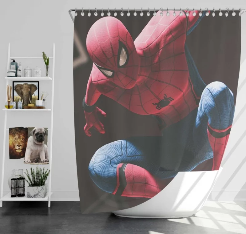 Spider man Modern Bath Shower Curtain