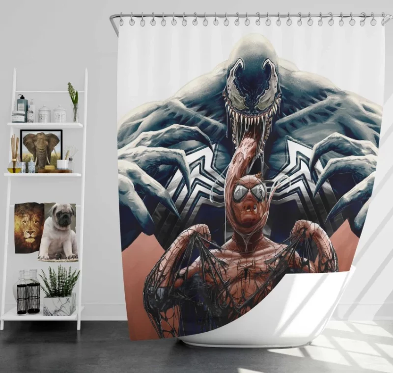 Spider man Venom Fabulous Bath Shower Curtain