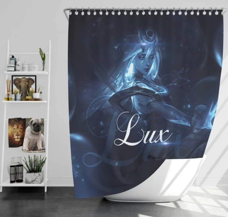 Splendid Staff Nami League Of Legends Bath Shower Curtain