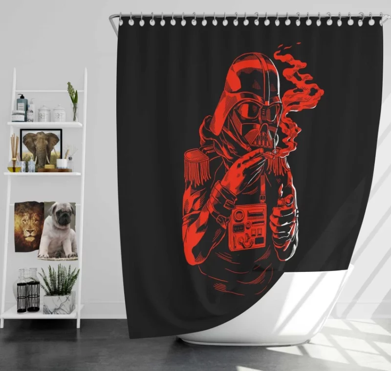 Star Wars Battlefront Adventure Bath Shower Curtain