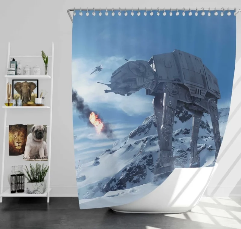 Star Wars Battlefront II Bath Shower Curtain