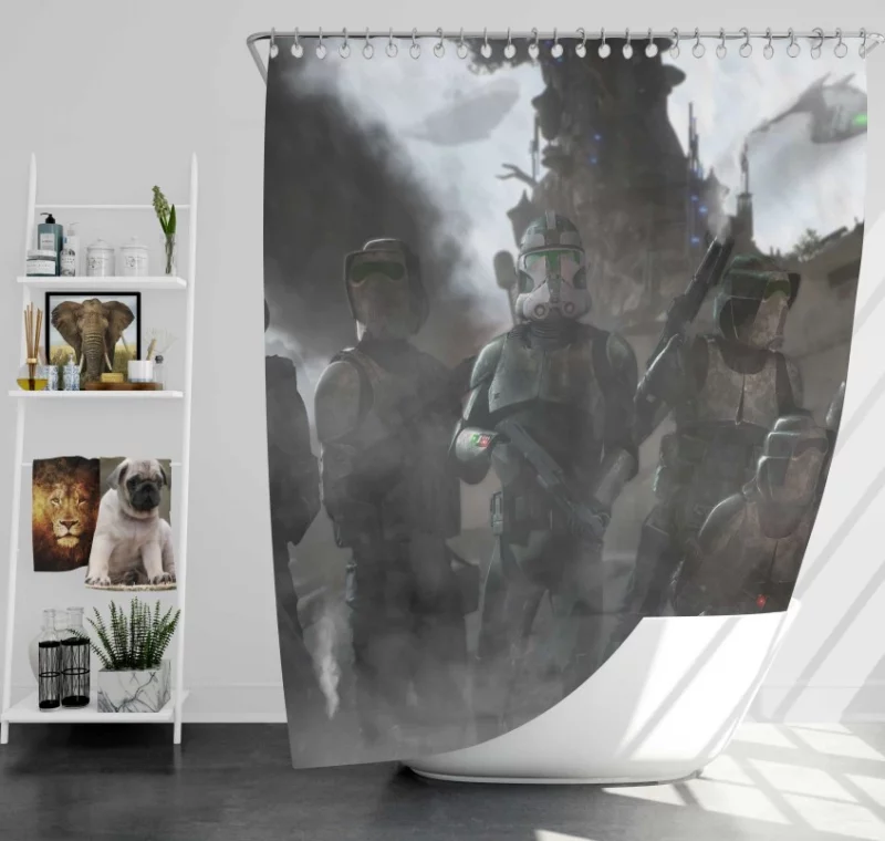 Star Wars Battlefront II Darth Maul Bath Shower Curtain