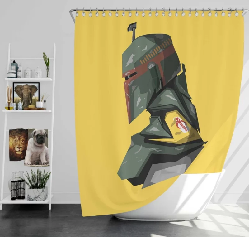 Star Wars Battlefront II Yoda Bath Shower Curtain