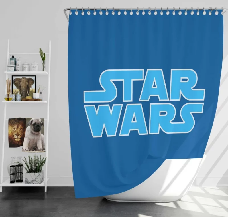 Star Wars Battlefront Millennium Falcon Bath Shower Curtain