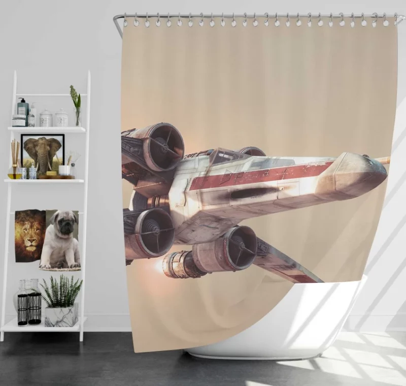 Star Wars Battlefront Star Destroyer Bath Shower Curtain