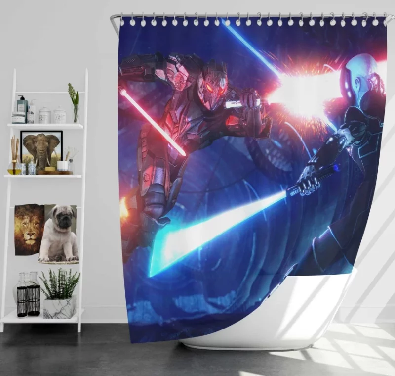 Star Wars The Force Unleashed Quality Bath Shower Curtain