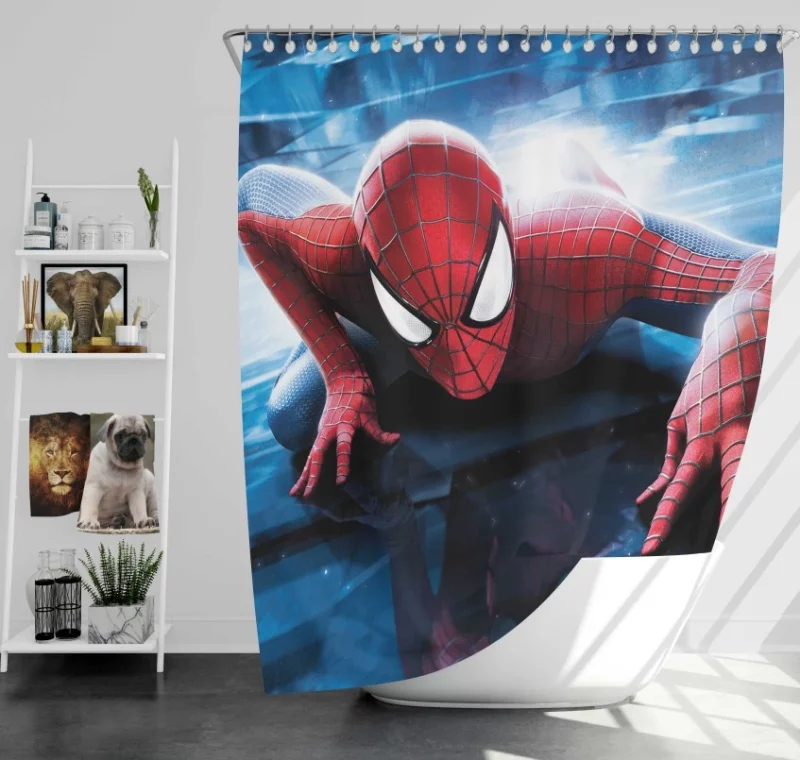 The Amazing Spider man 2 Bath Shower Curtain