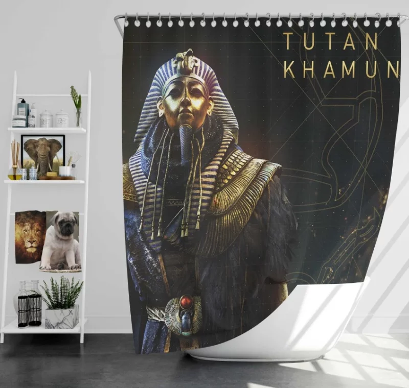 The Duelist Assassins Creed Origins Bath Shower Curtain