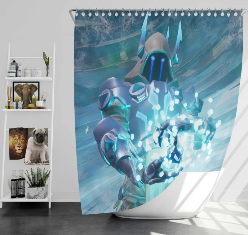 The Ice King Fortnite Battle Royale Bath Shower Curtain