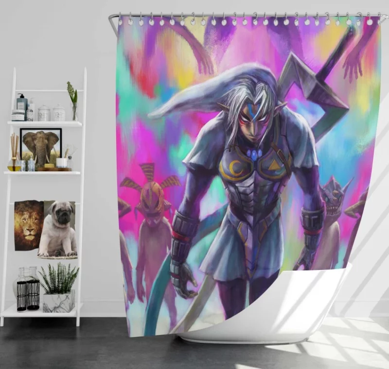 The Legend Of Zelda Breath Of The Wild Zelda Super Bath Shower Curtain