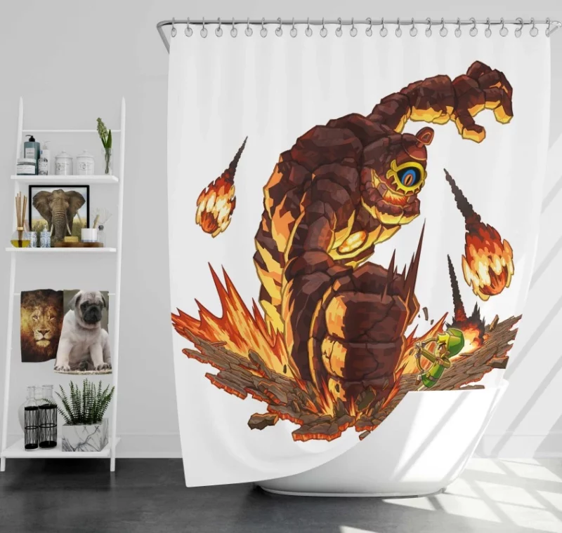 The Legend Of Zelda Spirit Tracks Super Bath Shower Curtain