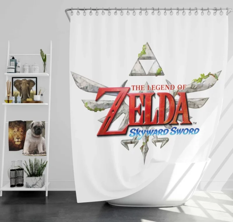 The Legend Of Zelda The Minish Cap Bath Shower Curtain