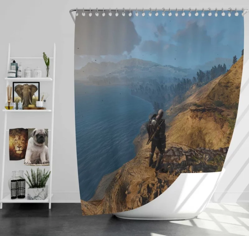 The Witcher 3 Wild Hunt Awesome Bath Shower Curtain