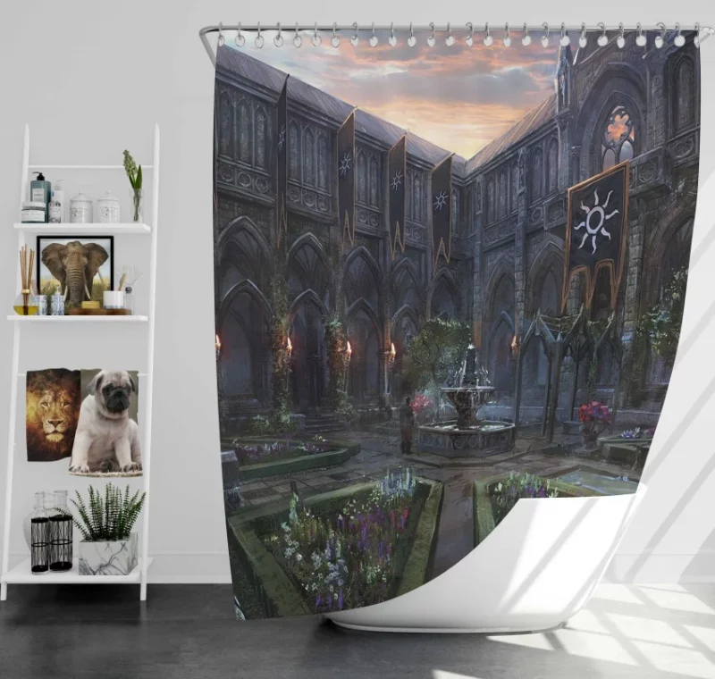 The Witcher 3 Wild Hunt Ciri Yennefer Of Vengerberg Bath Shower Curtain