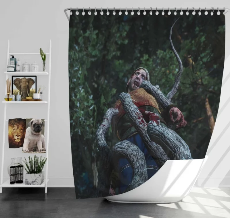 The Witcher 3 Wild Hunt Eerie Bath Shower Curtain