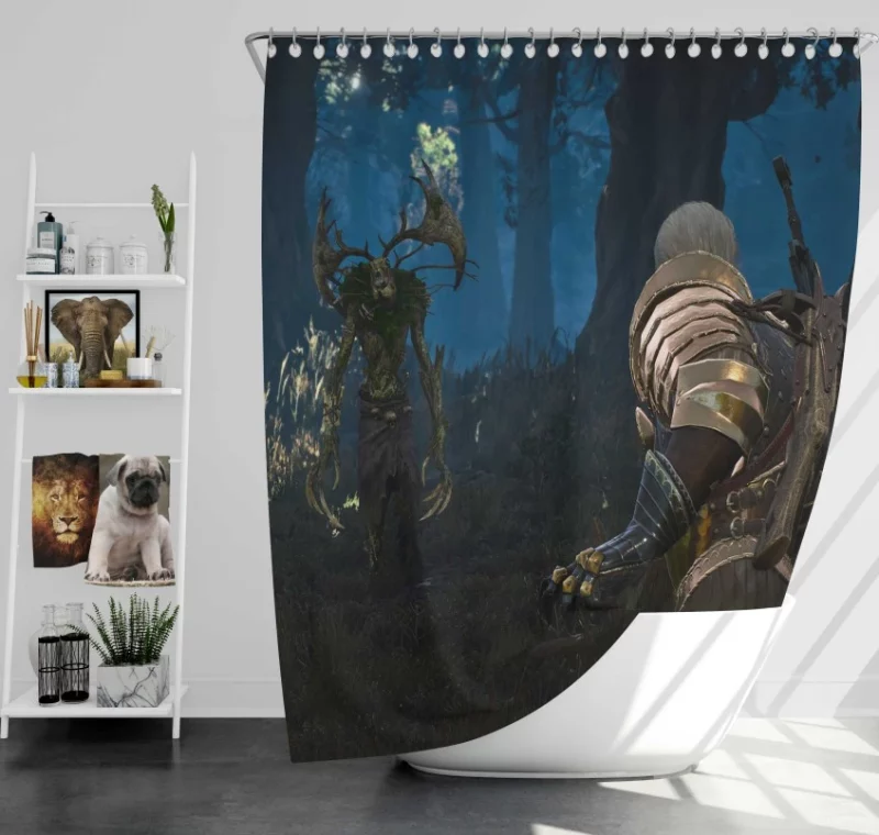 The Witcher 3 Wild Hunt Fabulous Bath Shower Curtain