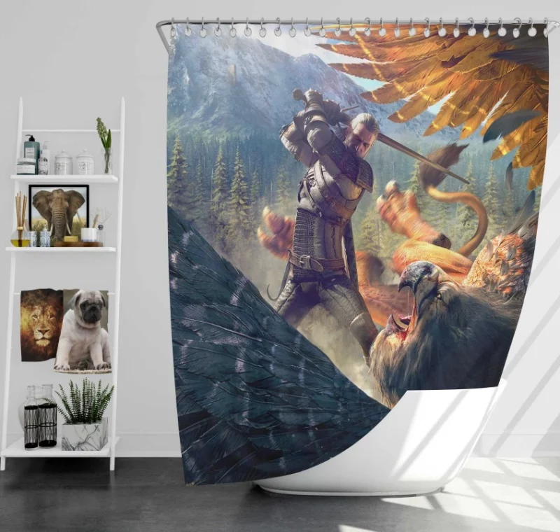 The Witcher 3 Wild Hunt Yennefer Of Vengerberg Bath Shower Curtain