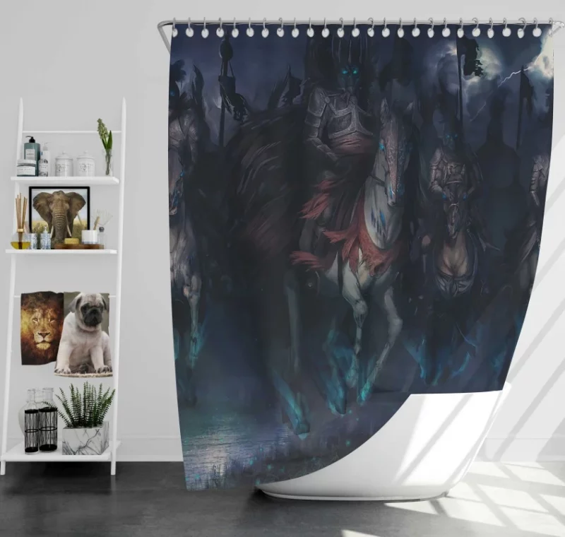 The Witcher III Wild Hunt Geralt Of Rivia Bath Shower Curtain