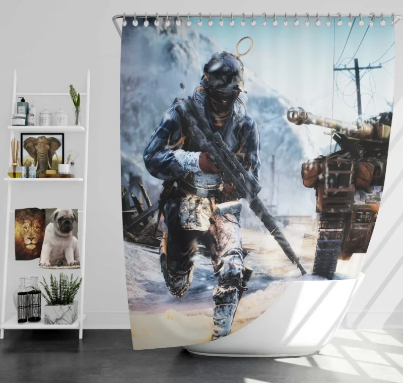 Tides Of War Chapter 6 Into The Jungle Battlefield V Awesome Bath Shower Curtain