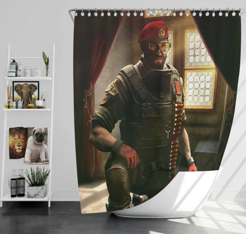 Tom Clancys Rainbow Six Siege Alibi Bath Shower Curtain