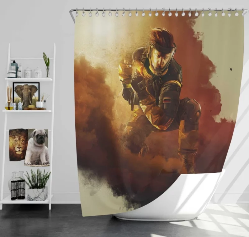 Tom Clancys Rainbow Six Siege Finka Bath Shower Curtain