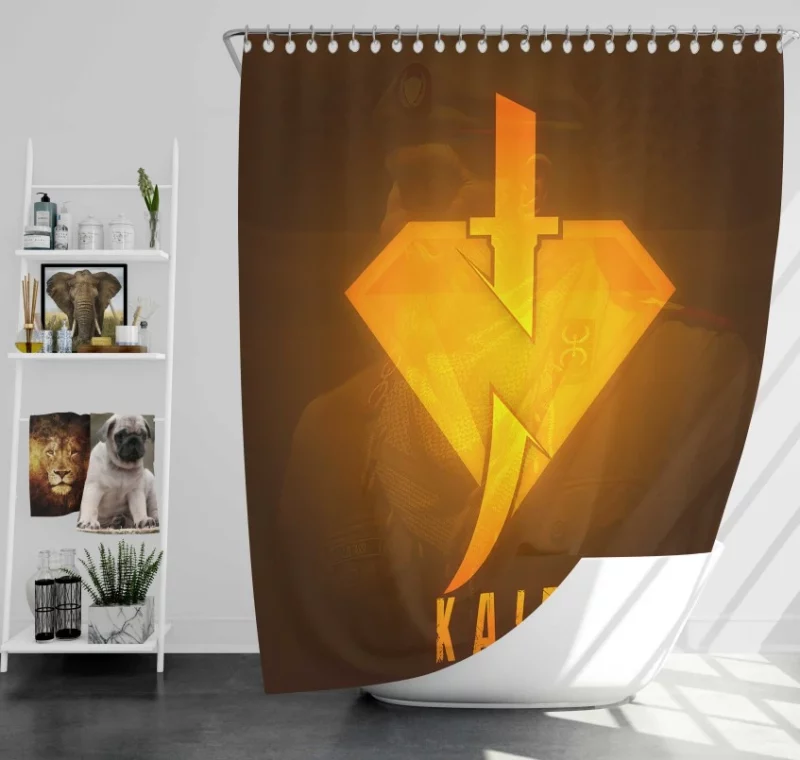 Tom Clancys Rainbow Six Siege Kaid Operation Wind Bastion Bath Shower Curtain