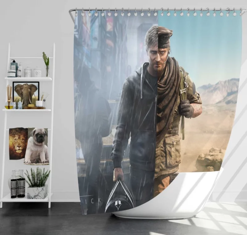 Tom Clancys Rainbow Six Siege Maverick Bath Shower Curtain