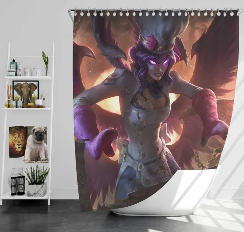 Transcended Kayle League Of Legends Bath Shower Curtain