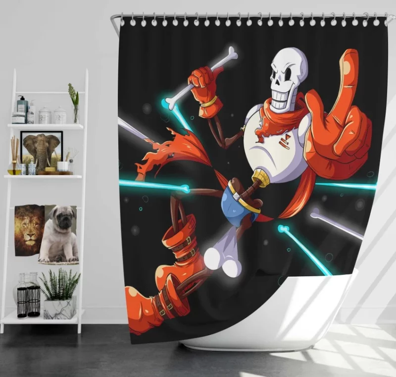 Undyne Undertale Quality Bath Shower Curtain